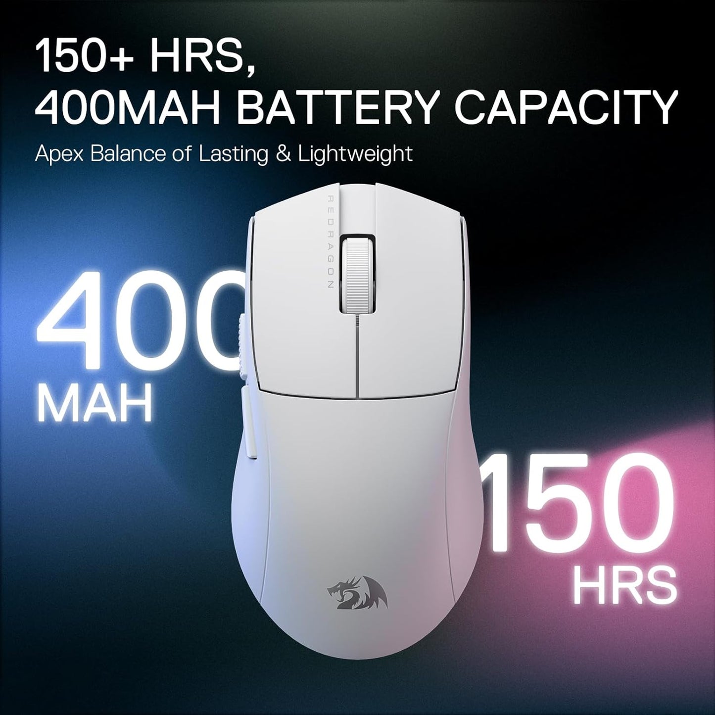 Redragon M916 PRO 3-Mode Wireless Gaming Mouse 4K (26000 DPI)