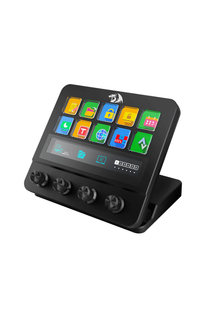 <h4><strong>Unlock your potential with the Redragon stream station, featuring 15 programmable keys (10 LCD buttons, a touch slider, and 4 knobs). Tailor your setup to perfection by assigning individual commands or complex macro sequences, streamlining your workflow for gaming, streaming, and productivity.<br/><br/></strong></h4><h4>⭐⭐⭐⭐⭐<br/></h4><h5>Merchant</h5><p>Aug 2, 2024<br/></p>