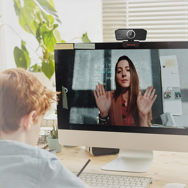 Redragon GW800 1080P PC Webcam with Built in Dual Microphone 360° Rotation 2.0