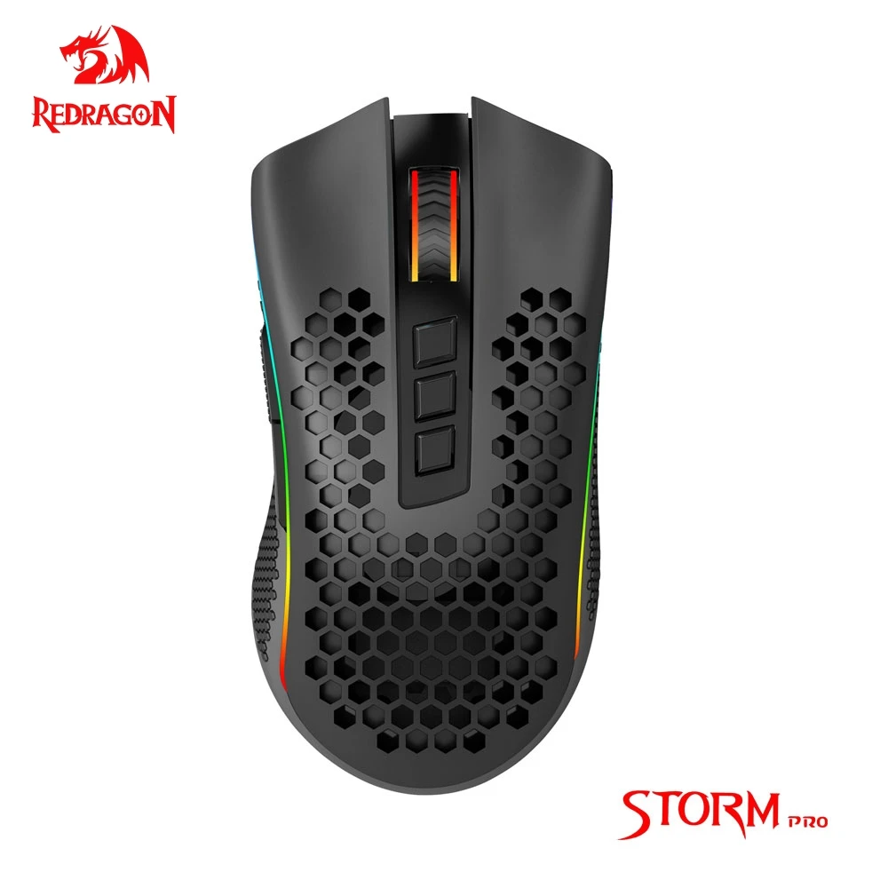 Redragon Storm Pro M808 - KS RGB USB 2.4G Wireless Gaming Mouse Mouse 25 JOD