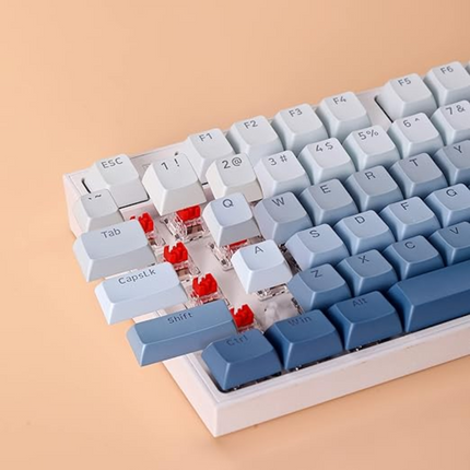 Redragon A134 Gradient Color Ombre Blue KeyCaps 104 Keys Keyboard 20 JOD