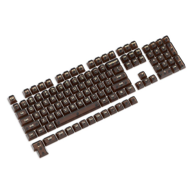 Redragon A138 Transparent Black keycaps 117 Keys Keyboard 20 JOD