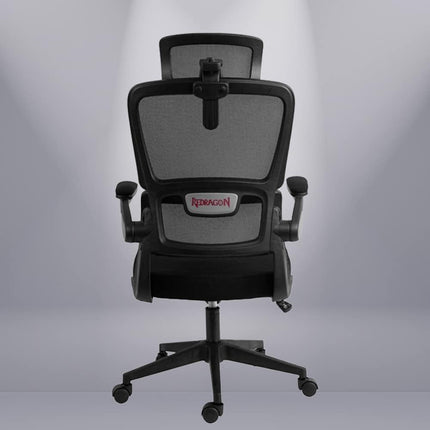 Redragon C214-B Hela Ergonomic Office Chair, Black | C214-W