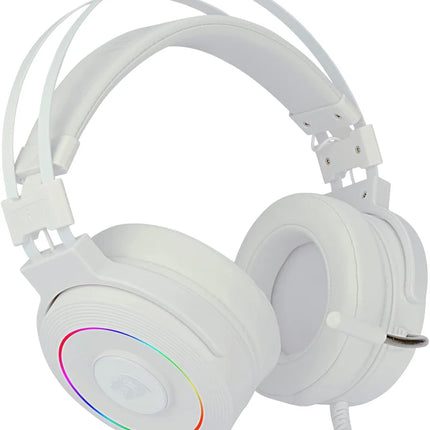 Redragon LAMIA 2 H320 white, USB RGB Gaming Headset w/stand - Redragon Jordan