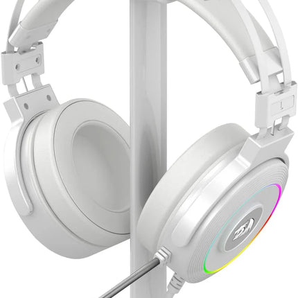 Redragon LAMIA 2 H320 white, USB RGB Gaming Headset w/stand - Redragon Jordan