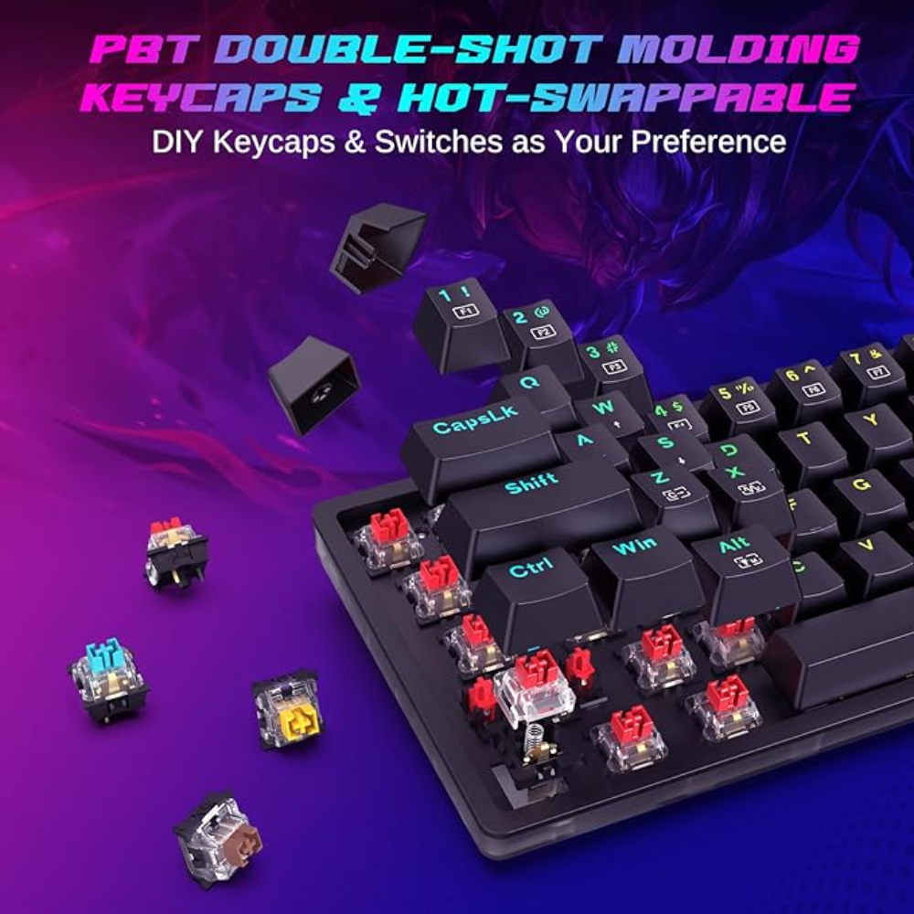 Redragon Akali K642-RGB 60% Hot-Swappable – Redragon Jordan Redragon Akali K642-RGB 60% Hot-Swappable – Redragon Jordan