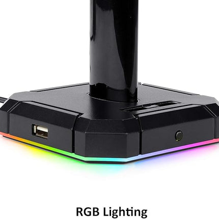 Redragon HA300 Scepter Pro Headset Stand, RGB Backlit Gaming Headphone Stand