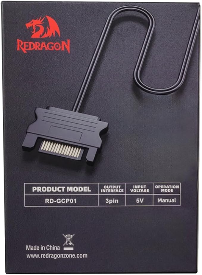 Mini Controladora Redragon RD-GCP01, 5V, Preto, RD-GCP01