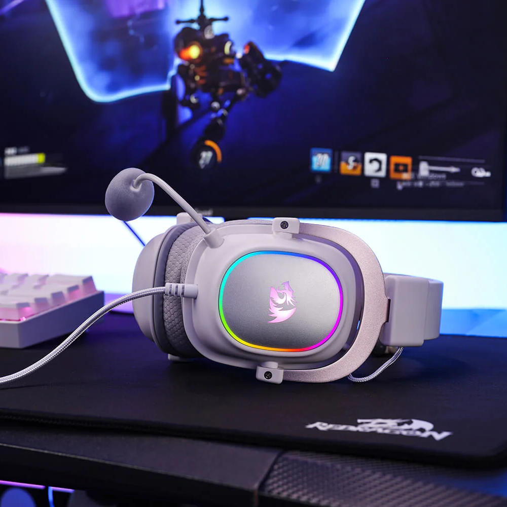 Redragon H510 ZEUS - X RGB White Wired Gaming Headset Headset 3.5 39 JOD