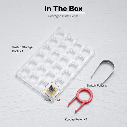 Redragon A113 Bullet-S (24 Soft Linear Mechanical Switches)
