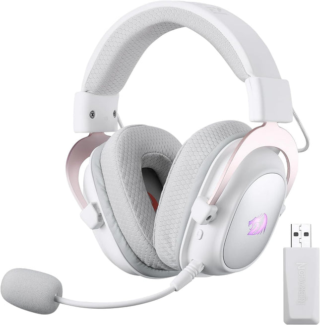 Redragon H510 PRO 3-Mode RGB Gaming Headset - 7.1 Surround Sound - 53MM Audio Drivers in Memory Foam Ear Pads w/Durable Fabric Cover- Multi Platforms Headphone - USB Powered for PC/PS4/NS