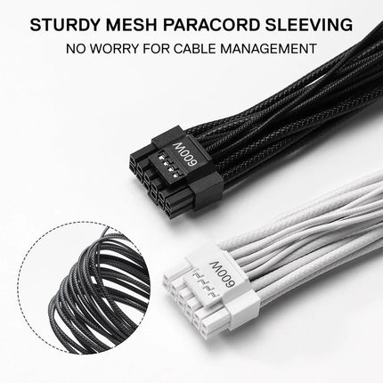 Redragon RGMS-1200W PRO 80+ Gold 1200 Watt Power Supply w/Upgraded ATX 3.1 & PCIe 5.1 Fully Modular, Compact 150mm Size, Smart ECO Low Noise Fan, 100% Japanese Capacitors, Full Mod Cables - Redragon Jordan