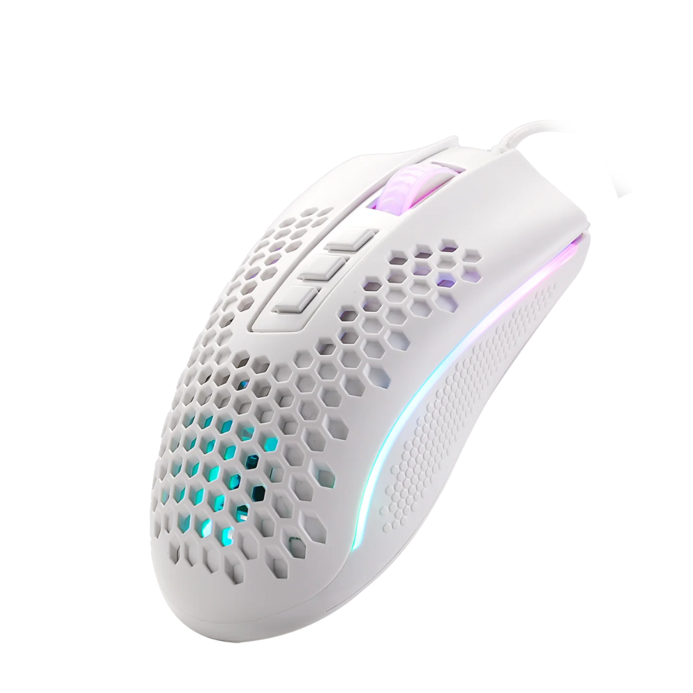 Redragon M808 Storm White Lightweight RGB Gaming Mouse Mouse 15 JOD