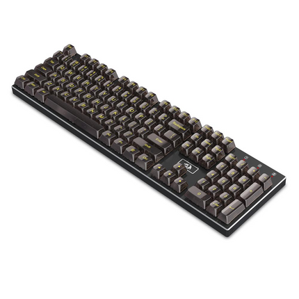 Redragon A138 Transparent Black keycaps 117 Keys Keyboard 20 JOD