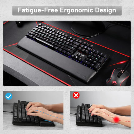Redragon P037 Meteor L Computer Keyboard Wrist Rest Pad