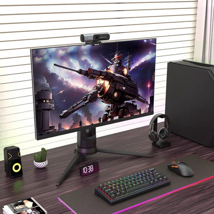 Redragon GW911 4K Webcam for PC, Ultra HD with Dual Noise-Cancelling Mic, PDAF Auto Focus, Auto Light Correction, Plug & Play, Privacy Cover – Works w/Zoom/Teams/Skype/Google Meet - Redragon Jordan