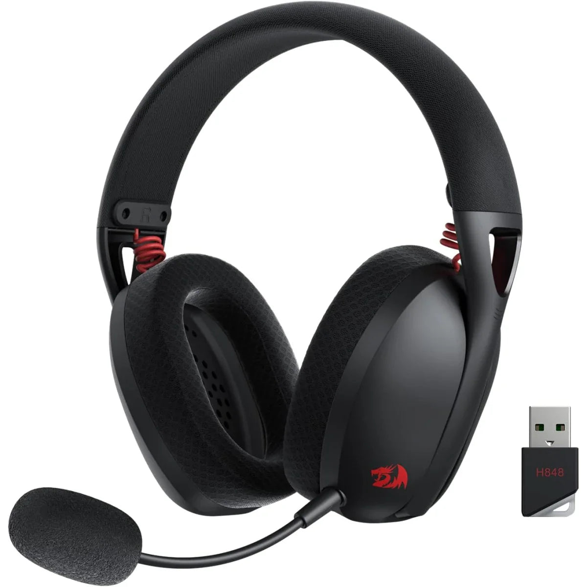 Redragon H848 BT Wireless Gaming Headset - Lightweight - 7.1 Surround Sound