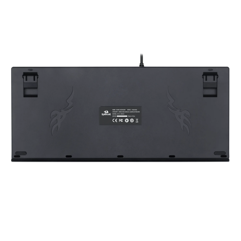 K568 REDRAGON K568 RGB DARK AVENGER Mechanical Gaming Keyboard 87 Keys ...