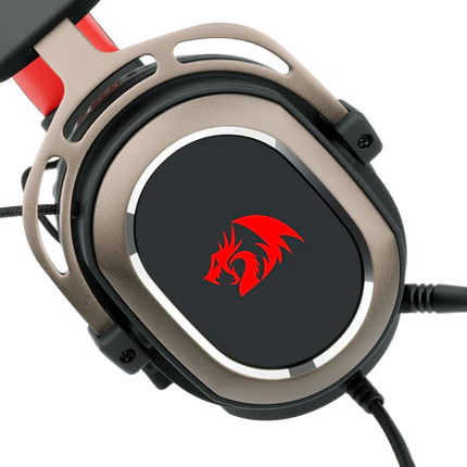 Redragon H730  Wired Gaming Headset - 7.1 Surround Sound - Memory Foam Ear Pads - 50MM Drivers - Detachable Microphone - Multi Platform Headphone - Works with PC/PS4/PS5 Switch