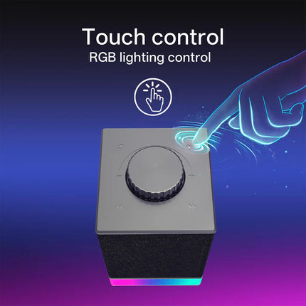 مكبر صوت Redragon GS517 Glyph للألعاب على الكمبيوتر مزود بتقنية Bluetooth و USB