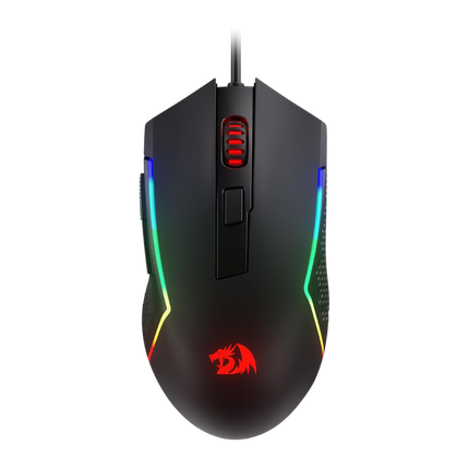 Redragon M616 RGB Gaming Mouse, 10000 DPI Wired Optical Mouse with 6 Programmable Buttons & 8 Backlit Modes, Software Supports DIY Keybinds