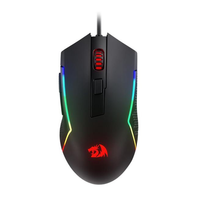 Redragon M616 RGB Gaming Mouse, 10000 DPI Wired Optical Mouse with 6 Programmable Buttons & 8 Backlit Modes, Software Supports DIY Keybinds