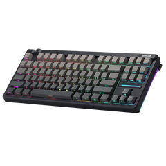Redragon K729 HE Rapid Trigger Gaming Keyboard, 87 Keys 8K Wired Mechanical Keyboard w/Next-Gen UltraMag 100% POM Silky Magnetic Switch, Dual-Module Floating Patent Structure Design & Knob Control - Redragon Jordan