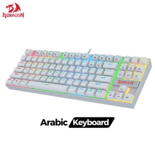Redragon K552-RGB-2 Wired TKL 75% Mechanical Gaming Keyboard | AR