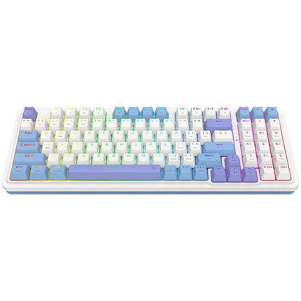Keyboards Wired and wireless Bluetooth mechanical gaming keyboard Redragon Gloria Pro K664WBP-RGB-PRO white RGB