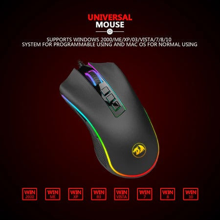 Redragon COBRA M711-FPS Flawless sensor, LK Optical Switch , 32000DPI