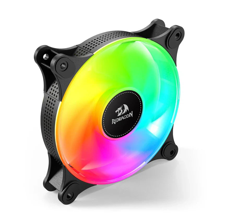 Redragon GC-F013 X 3 CPU Fan 120mm ARGB Case Cooler Fan, 4pin PWM Silent