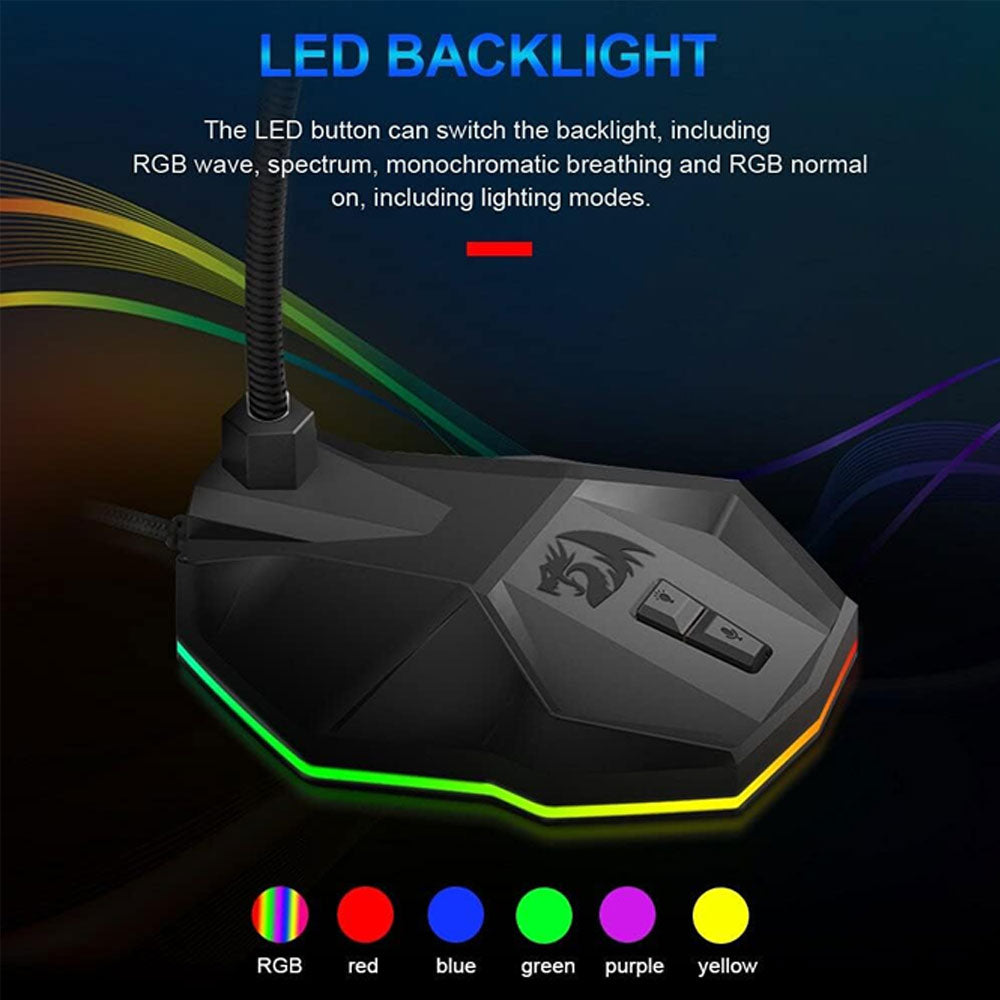 REDRAGON GM99 STIX USB RGB Microphone Redragon Jordan REDRAGON GM99 STIX USB RGB Microphone Redragon Jordan
