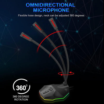 REDRAGON GM99 STIX USB RGB Microphone Streaming 15 JOD