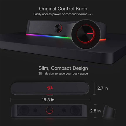 Redragon GS560 Adiemus Soundbar Audio 25 JOD
