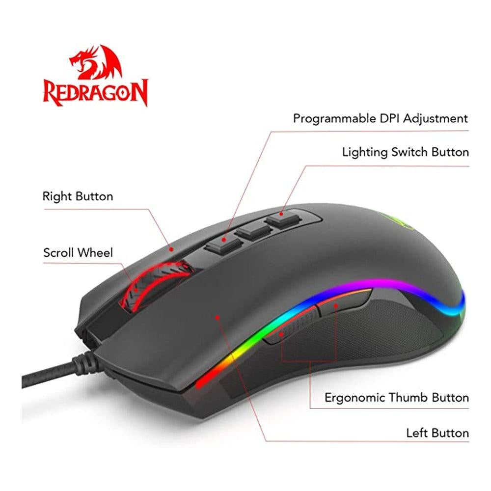 Redragon M711 Cobra Gaming Mouse Mouse 15 JOD